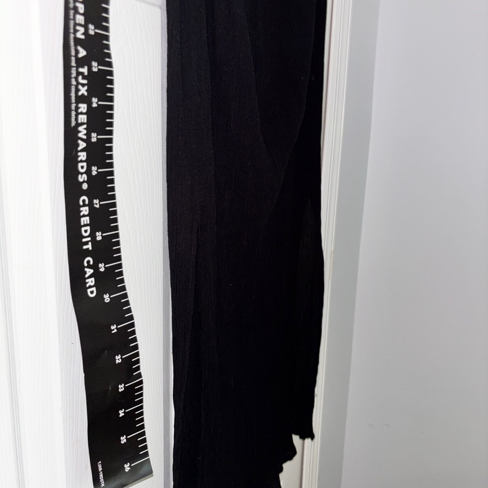 Black dress pencil ribbed forever 21 light wt. full length dress nwot by ny & co - Picture 9 of 15